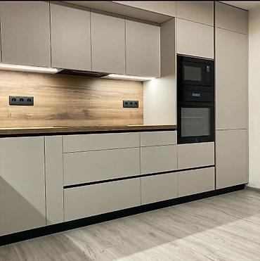 silver kitchen: Кухонный гарнитур, Новый, цвет - Серый — 2