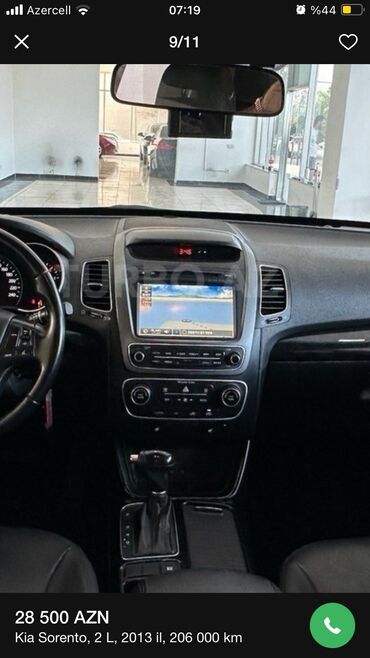 manıtor: Kia sorento 2012-14 modeli üçün zavod monitor. Üstən çıxmadı. Kəpənək