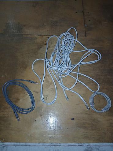 internet data: İnternet (Ethernet / LAN) kabelləridir. – RJ45 başlıqlı — 2