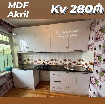 Mətbəx mebeli: Mətbəx mebeli, müxtəlif ölçülərdə və dizaynlarda. Rəng seçimi — 4