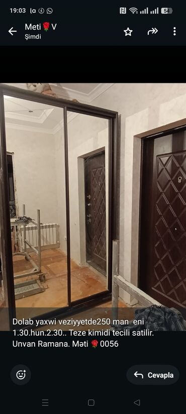Mətbəx mebeli: Dəhliz dolabı