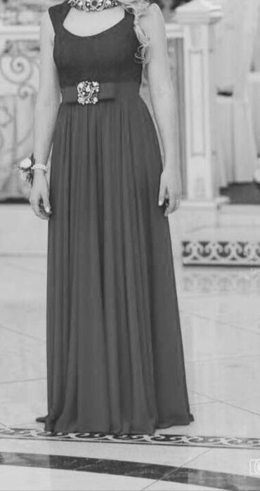 кружевное платье миди: Вечернее платье, Коктейльное, Длинная модель, Без рукавов, 2XL (EU 44)