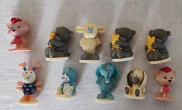Uşaqlar üçün kiçik plastik fiqurlar dəsti - Mövzu: müxtəlif heyvan və