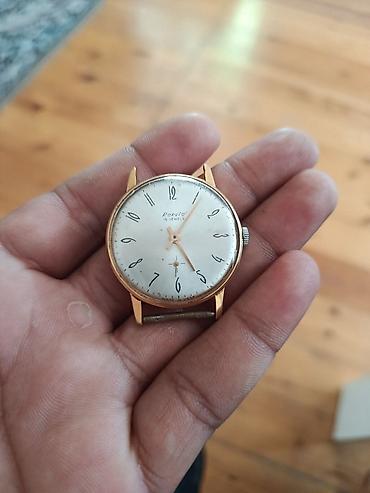 oglan ucun qol saatlari: Məhsul: Mexaniki qol saatları (2 ədəd) 1) Raketa – 16 JEWELS - — 1