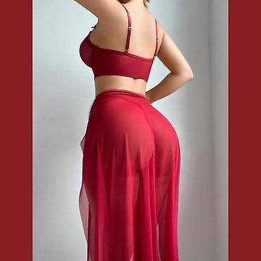 вечерние корсеты: Женский комплект в стиле evening party, цвет бордовый. Состав — 3