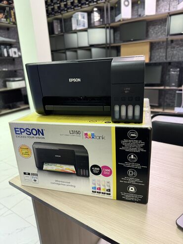 Принтеры: Цветный принтер мфу Epson l3150 WiFi