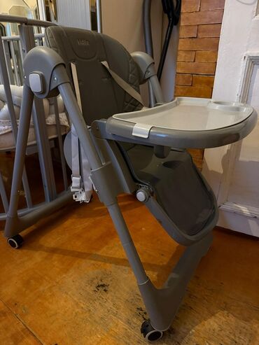 Yemək masaları, oturacaqları: Kidilo uşaq yemək stulu - Rəng: boz - Tənzimlənən bel dayağı və -da lalafo.az — 1 Yemək masaları, oturacaqları: Kidilo uşaq yemək stulu - Rəng: boz - Tənzimlənən bel dayağı və — 1