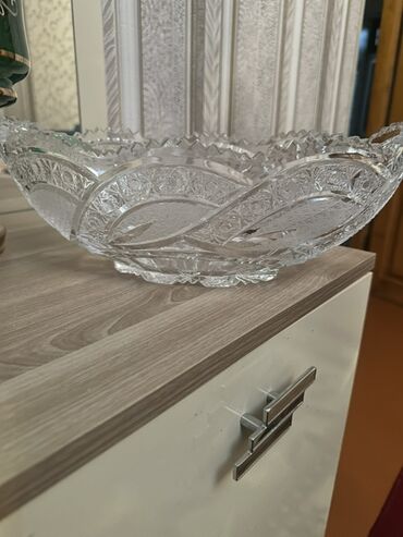 nar şirəsi çəkən: Миски, 1 шт., цвет - Белый, Хрусталь