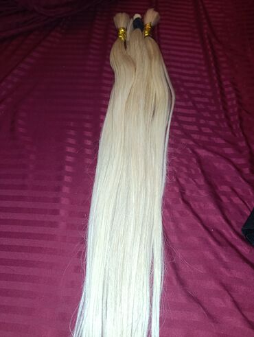 Təbii saçlar, pariklər: Qaynaq saçlar, Təbii, Yeni — 15