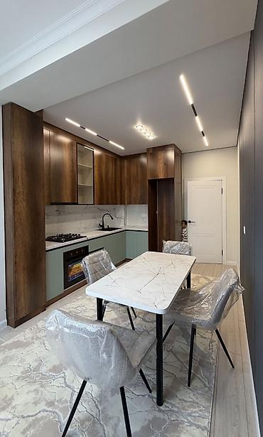 Продажа квартир: 2 комнаты, 77 м², Асанбай мкр Элитка, 10 этаж, Евроремонт — 15