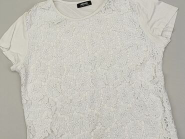 białe t shirty plus size: T-shirt, XL, stan - Dobry