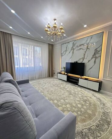 кок джар ж м: 4 комнаты, 100 м², Элитка, 3 этаж, Дизайнерский ремонт