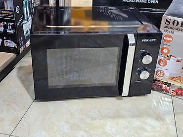 Mikrodalğalı sobalar: Mikrodalğalı soba Ayrıca dayanan, Mikrodalğalar ilə, rəng - Qara, Yeni — 4