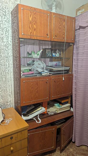 костюм военный детский: Секционная мебель «стенка» + платяной шкаф, отделка под тёплый орех — 2
