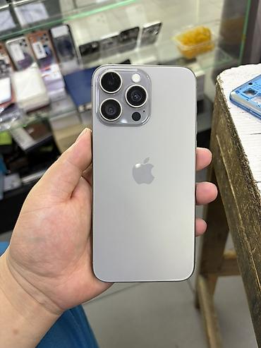IPhone 15 Pro Max, Б/у, 512 ГБ, Серебристый, Кабель