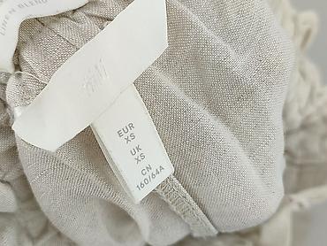 jedwab z elastanem: H&M, Spodnie materiałowe damskie, rozmiar XS — 4