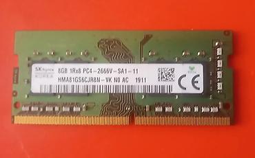 ajkula auto: SK hynix 8GB DDR4 2666 MHz SODIMM odlicna - Kapacitet: 8 GB - — 1