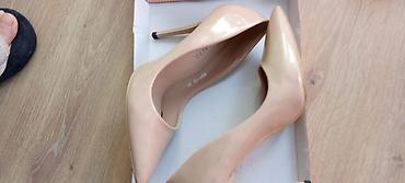 Basanoşka və səndəllər: Qadın platforma sandal - Rəng: bej/nude tonları - Dizayn: Taxta/kork — 8