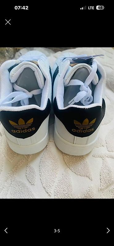 superstar: Мужские кроссовки, 39, Adidas, Новый, цвет - Белый, Самовывоз — 2