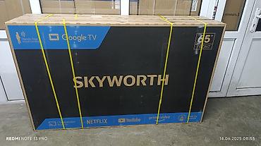 Телевизор Skyworth 65" с Google TV - Диагональ: 65 дюймов -