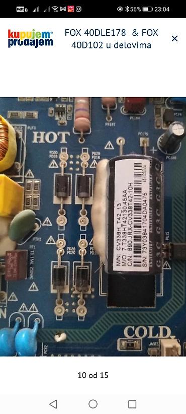 Aksesoari za TV i video: FOX 40DLE178 i FOX 40D102 – delovi za televizore (40") Dostupne — 11