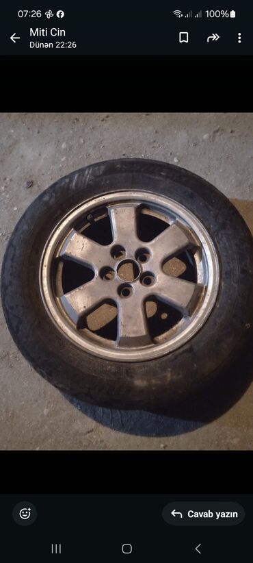 Disk təkərlər: İşlənmiş Disk təkər 165 / 45 / R 15, 5 Boltlu