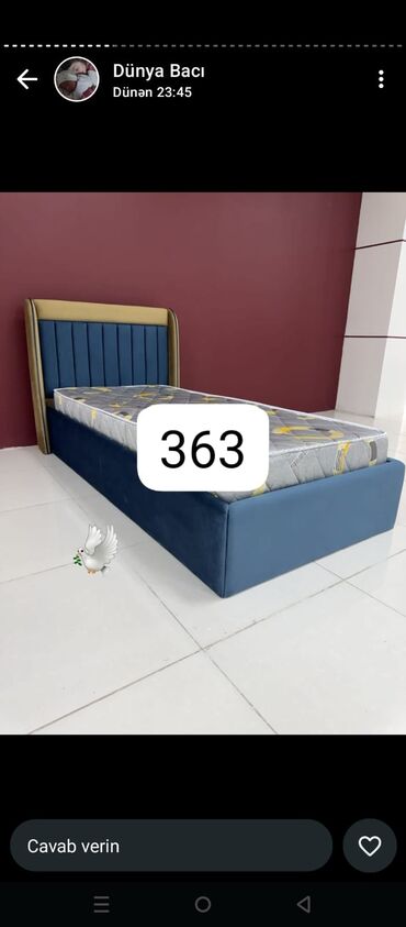 Divan və kreslo dəstləri: Yeni, Təknəfərlik çarpayı