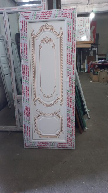 Plastik qapılar: Yeni Plastik qapı Zamok ilə, Zəmanətli, Pulsuz quraşdırma, Pulsuz çatdırılma, Rayonlara çatdırılma, Ödənişli çatdırılma — 5