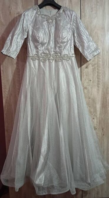 платье изумруд: Вечернее платье, Длинная модель, 2XL (EU 44)