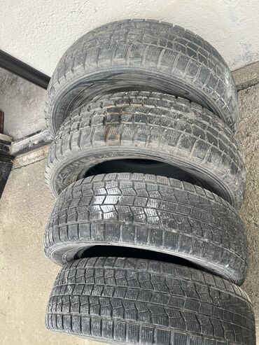 авариные авто: Шины 195 / 65 / R 15, Зима, Б/у, Комплект, Легковые, Япония, Dunlop