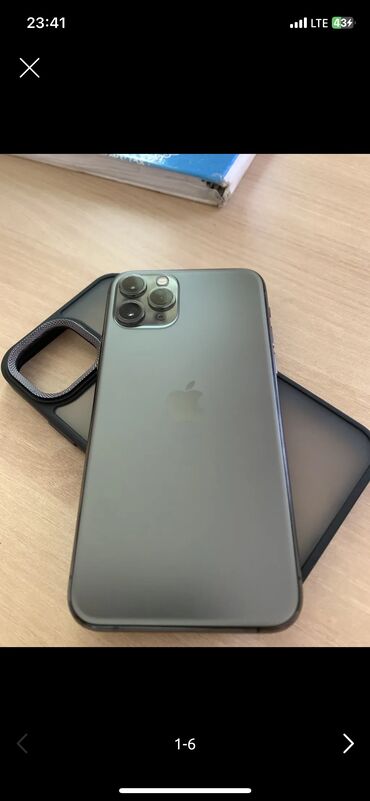 обмен телефона: IPhone 11 Pro, Б/у, 64 ГБ, Черный, Зарядное устройство, Чехол, Кабель, 73 %