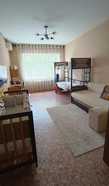 снять квартиру без риэлтора: 2 бөлмө, 52 кв. м, Жеке план, 4 кабат, Косметикалык ремонт