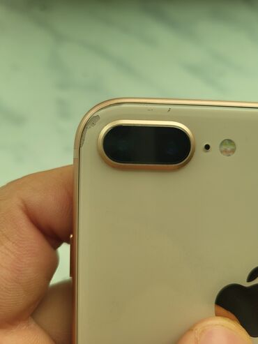 Elektronika: IPhone 8 Plus, 64 GB, Rose Gold, Barmaq izi, Simsiz şarj