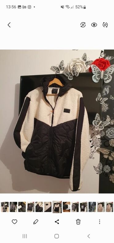 Pencəklər: LNS StreetWear kişi üçün ikirəngli isti jaket - Dizayn: yuxarı