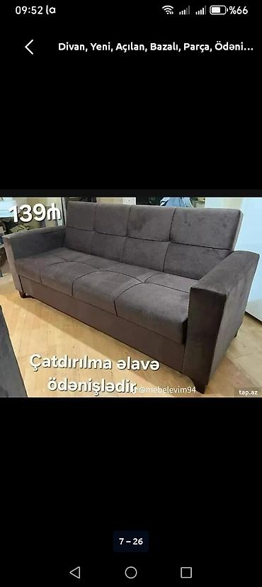 Divanlar: Divan, Yeni, Açılan, Bazalı, Parça, Ödənişli çatdırılma — 9