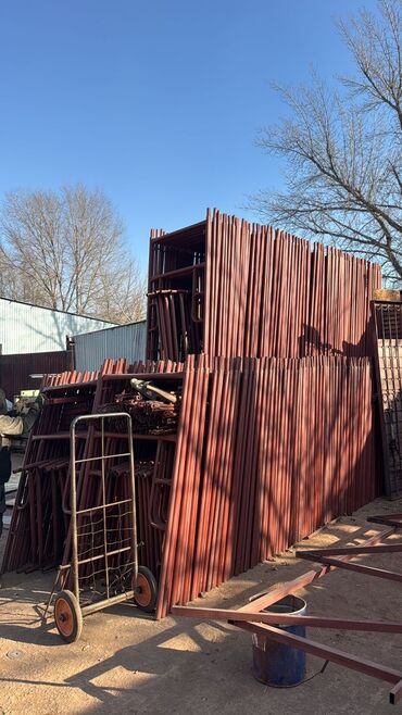 Строительные леса, стойки: Строительные леса рамного типа - Материал: стальная труба, окраска — 2