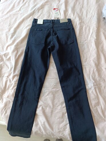 одежд: Джинсы, Прямые, Zara, Средняя талия, S (EU 36)