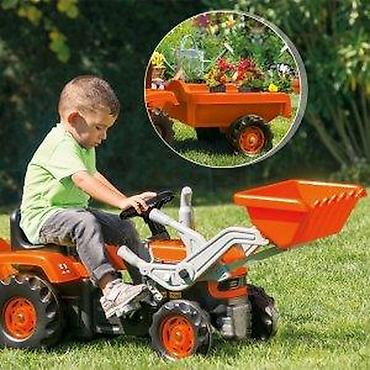 Traktori: Dečiji traktor na pedale – više varijanti (kašika napred i/ili — 13