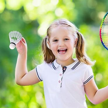 Raketkalar: Badminton valani. qutuda 5 ədəd olur. Metrolara və şəhərdaxili — 5