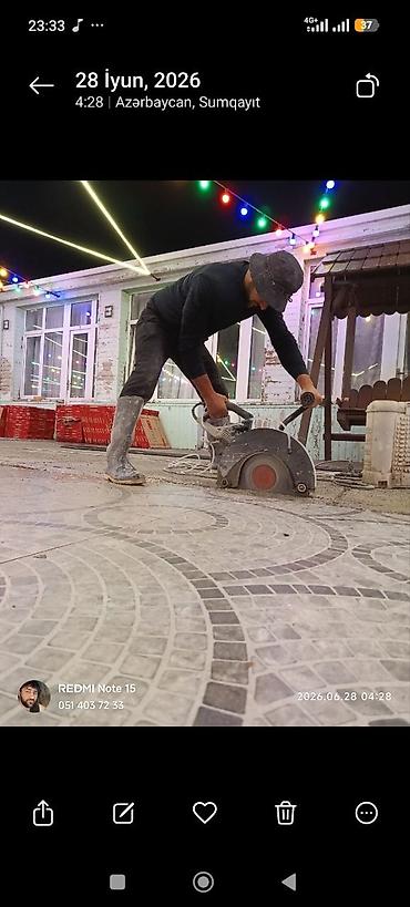 tavan dizaynı: Beton kəsmə xidməti - Divar, döşəmə və tavanlarda dəqiq və səliqəli — 1