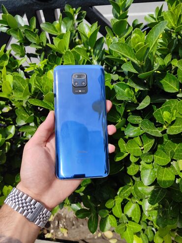 xiaomi mi5: Xiaomi Redmi Note 9 Pro, 128 GB, rəng - Göy, 
 Barmaq izi, Face ID