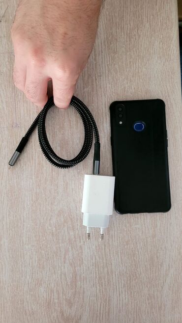 samsung duos: Samsung Galaxy A10s, 32 ГБ, цвет - Синий, Сенсорный, Отпечаток пальца, Две SIM карты
