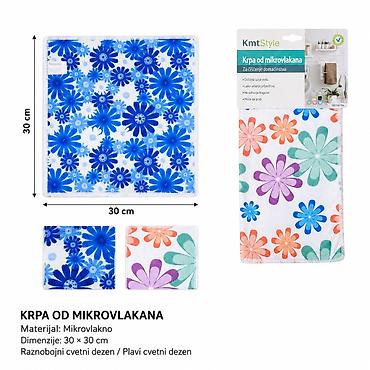 KMT Cvetni dezen sa štampanim dezenom krpa 5201182 - Tip: Krpa od