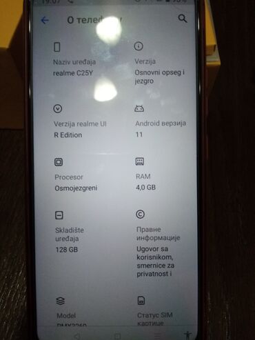 Ostali mobilni telefoni: Realme c25 y. 90eura — 12
