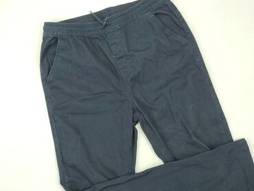 levis czarne spodnie: Material trousers, Destination, 15 years, 170, condition - Good