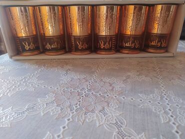 Stəkanlar: Stəkanlar, rəng - Sarı, Şüşə, 6 ədədli dəst — 3