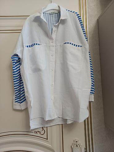ağ sarocka: Hər biri 10 azn. ilk ikisi s-m razmer. saroçkalar oversize modeldir — 4