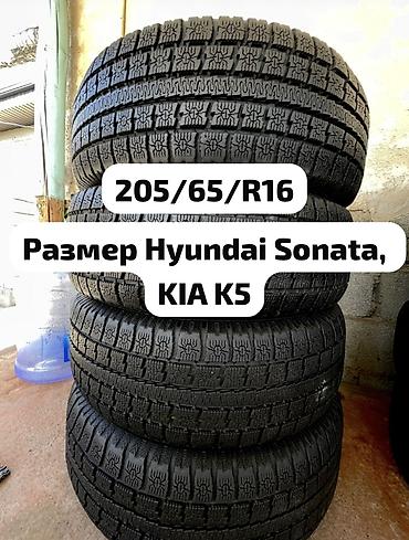 Шины 205 / 65 / R 16, Зима, Б/у, Комплект, Легковые, Япония, Dunlop at lalafo.kg Шины 205 / 65 / R 16, Зима, Б/у, Комплект, Легковые, Япония, Dunlop