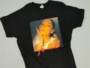 czarne t shirty damskie z dekoltem: F.R.I.E.N.D.S, T-shirt damski, rozmiar S