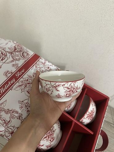 rose: Набор пиал с ложками Holiday Rose - Состав: 4 керамические пиалы + 4 — 2